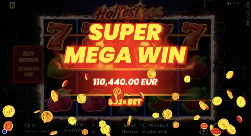 Hottest 666 slot screenshot 6