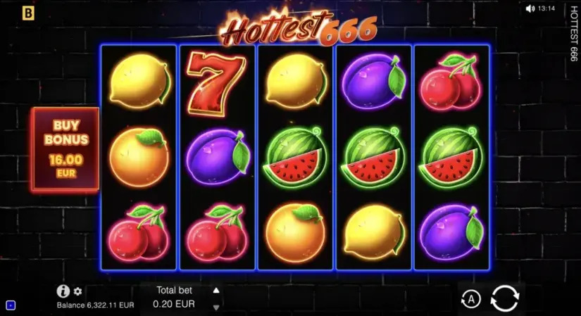 Hottest 666 slot screenshot 5
