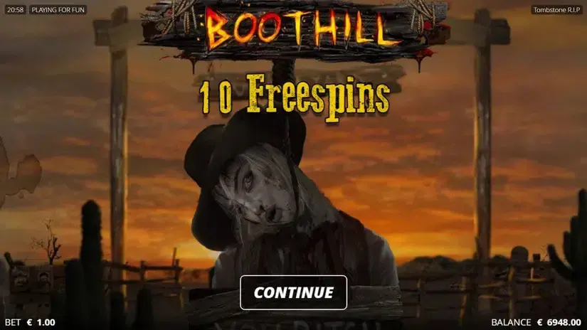 Tombstone RIP slot screenshot 5