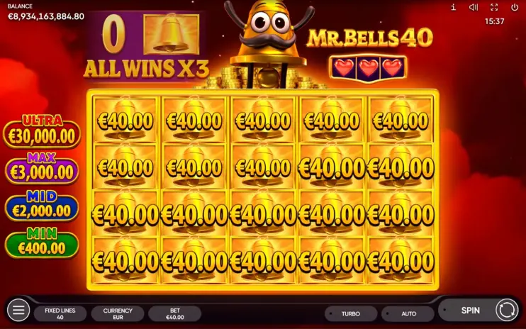 Mr. Bells 40 slot screenshot 9