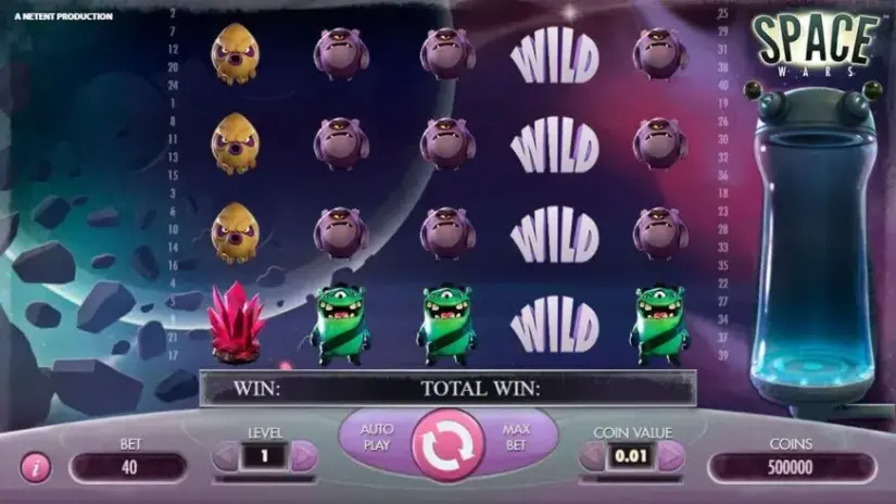 Space Wars slot screenshot 