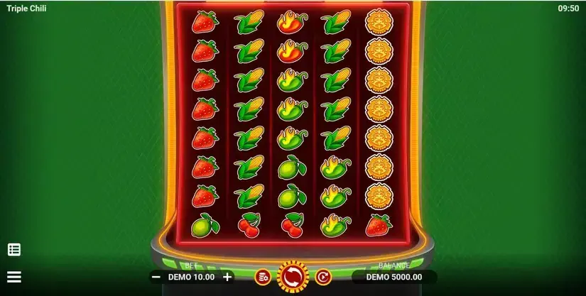 Triple Chili slot screenshot 