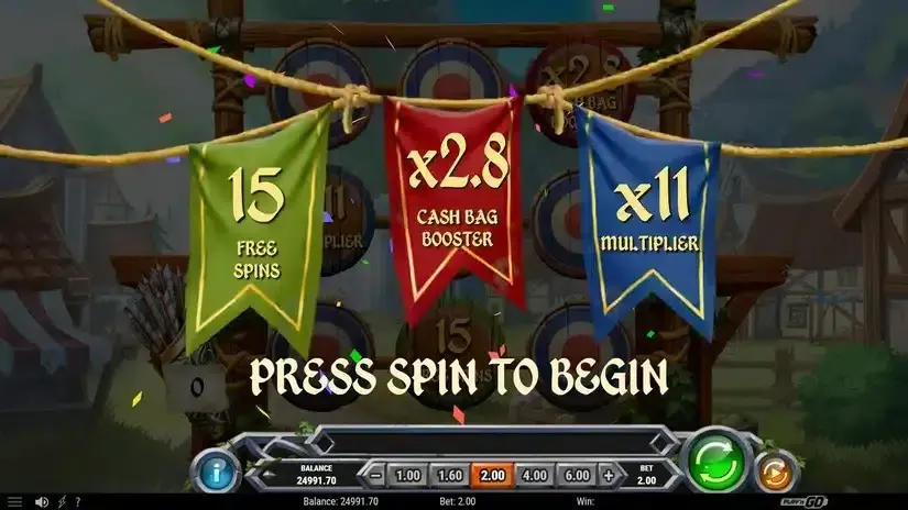 Sherwood Gold slot screenshot 6