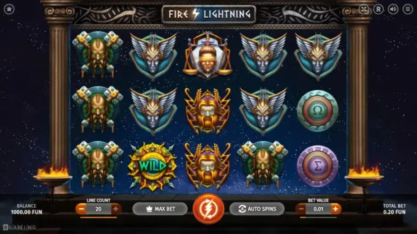 Fire Lightning slot screenshot 