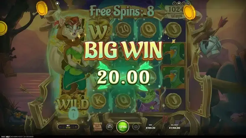 Ms Robin Hood slot screenshot 4