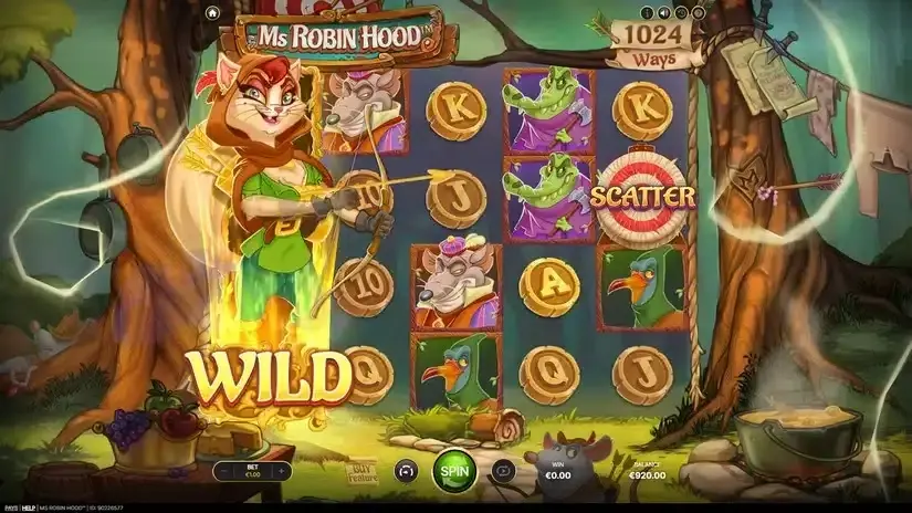 Ms Robin Hood slot screenshot 2