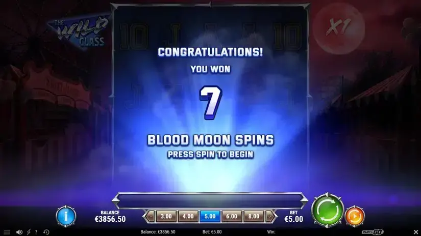 The Wild Class slot screenshot 3