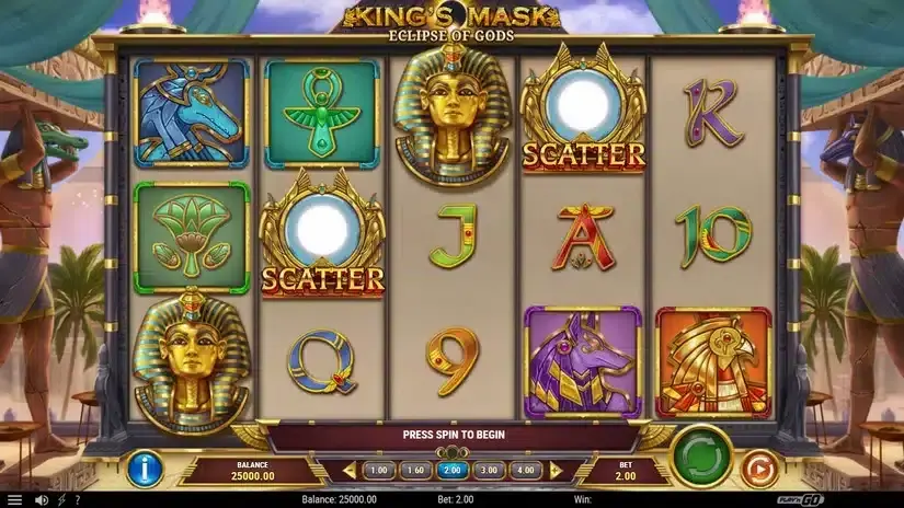 King’s Mask Eclipse of Gods slot screenshot 1