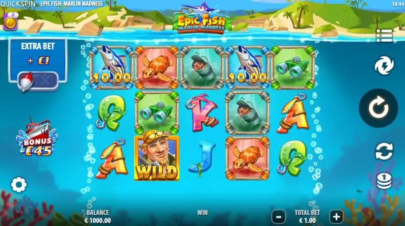 Epic Fish Marlin Madness slot screenshot 8