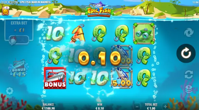 Epic Fish Marlin Madness slot screenshot 9
