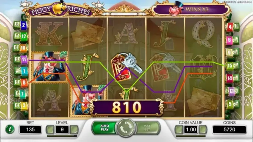 Piggy Riches slot screenshot 3
