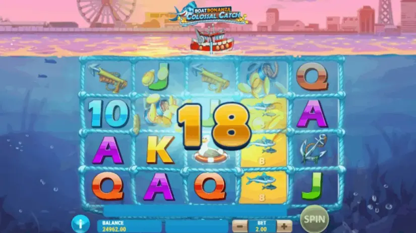 Boat Bonanza Colossal Catch slot screenshot 8