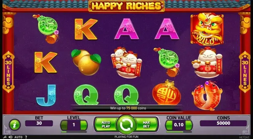 Happy Riches slot screenshot 