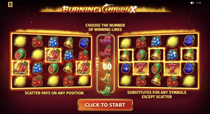 Burning Chilli X slot screenshot 8