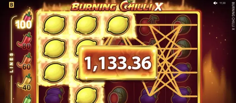 Burning Chilli X slot screenshot 7
