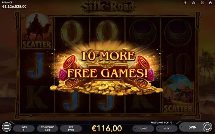 Silk Road slot screenshot 8