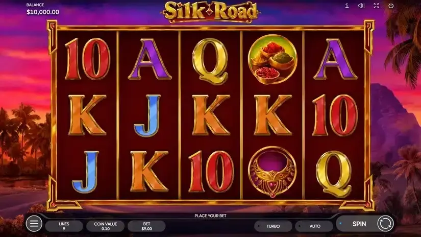 Silk Road slot screenshot 