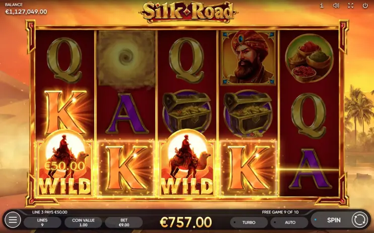 Silk Road slot screenshot 10