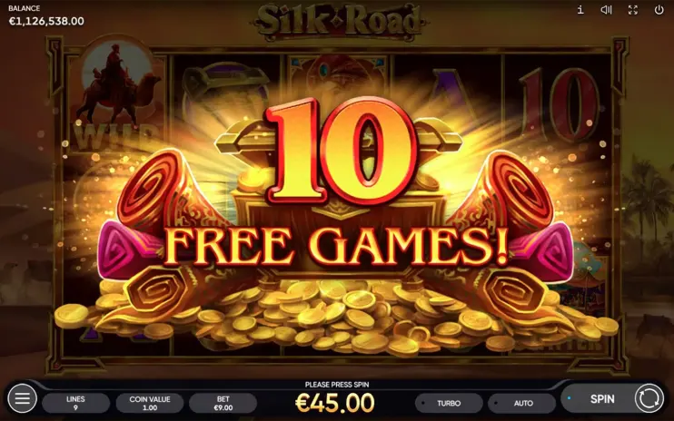 Silk Road slot screenshot 7