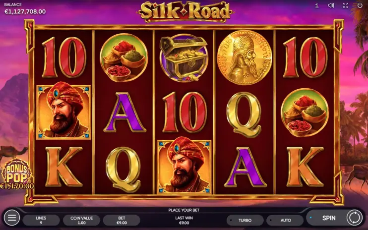 Silk Road slot screenshot 9