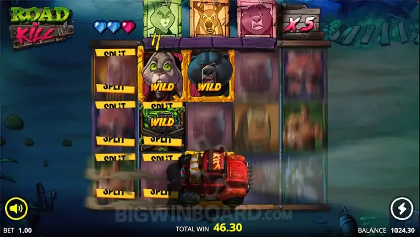 Roadkill slot screenshot 9