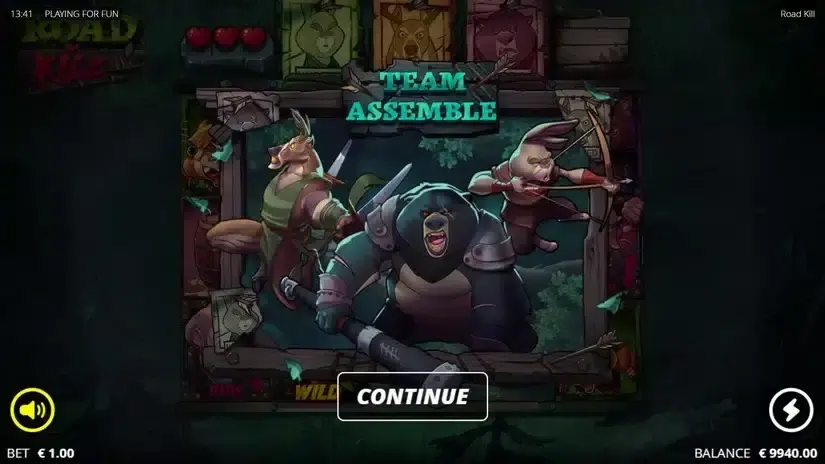 Roadkill slot screenshot 2