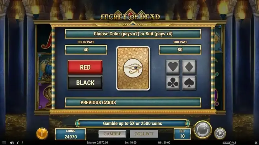 Secret of Dead slot screenshot 3