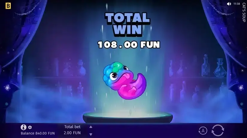 Cat’s Soup slot screenshot 3
