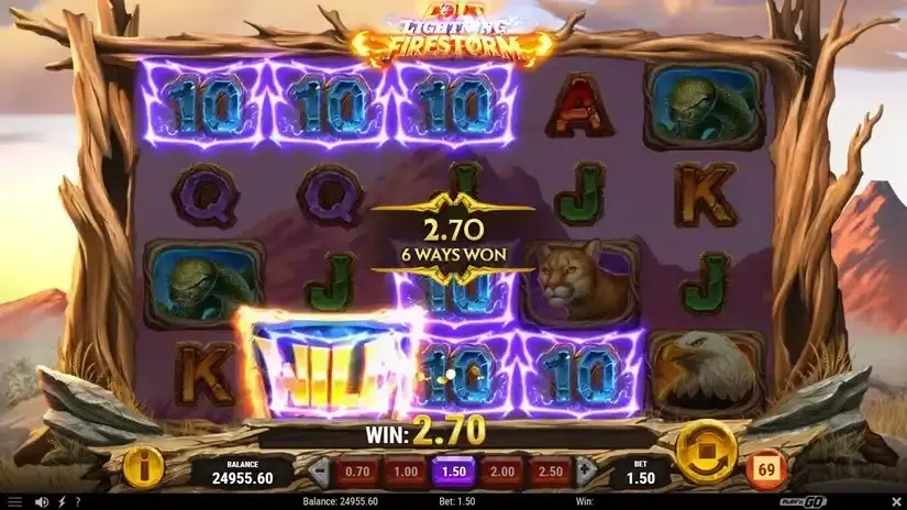 Colt Lightning Firestorm slot screenshot 4