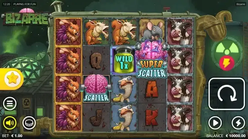 Bizarre slot screenshot 