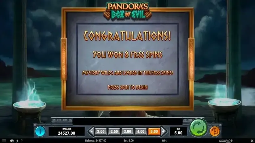 Pandora’s Box of Evil slot screenshot 8