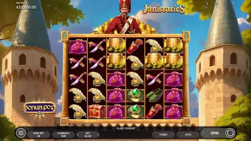 Janissaries slot screenshot 