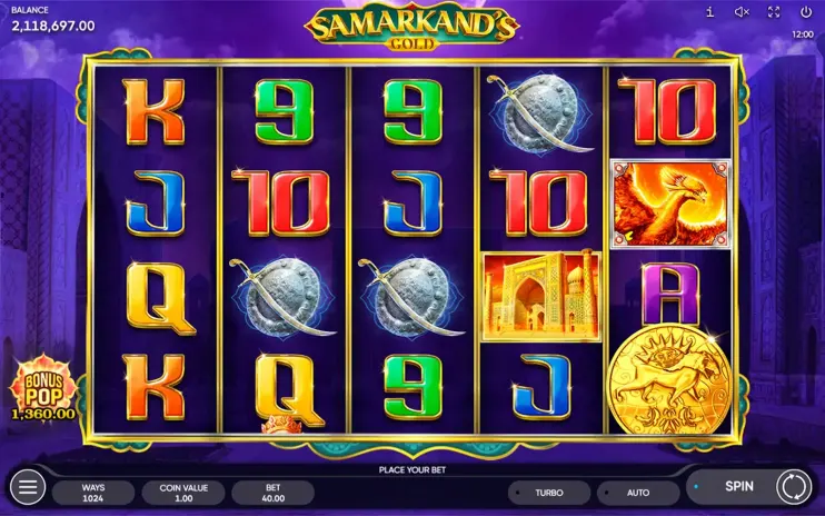 Samarkand’s Gold slot screenshot 9
