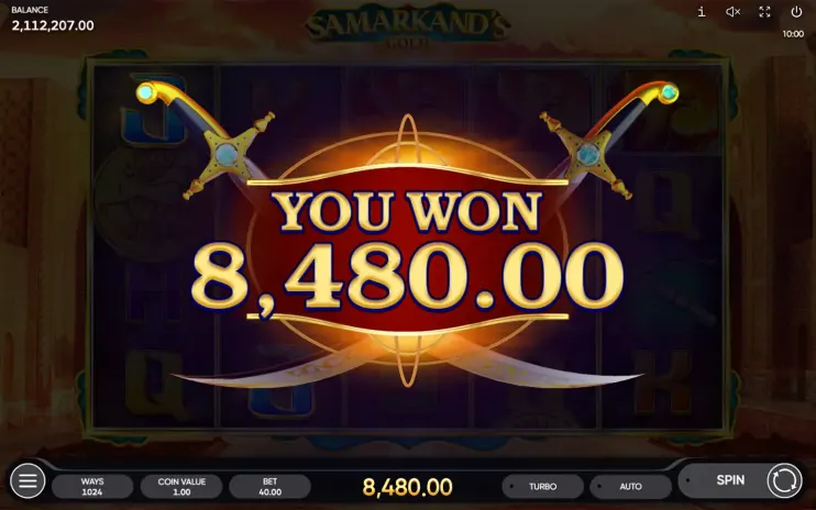 Samarkand’s Gold slot screenshot 10