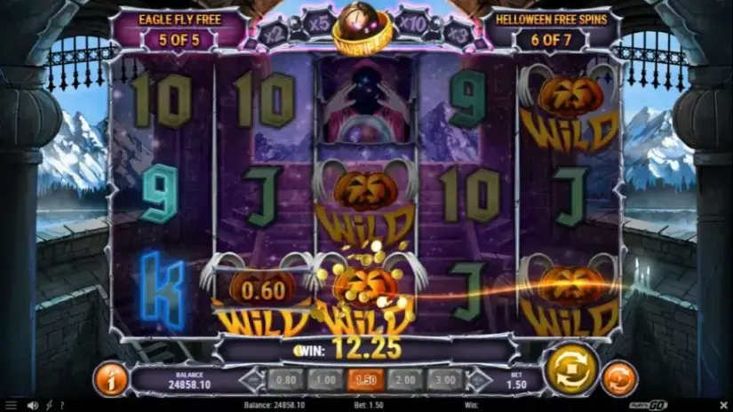 Helloween slot screenshot 4