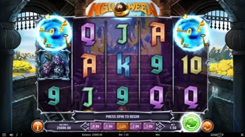 Helloween slot screenshot 