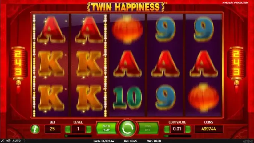 Twin Happiness slot screenshot 3