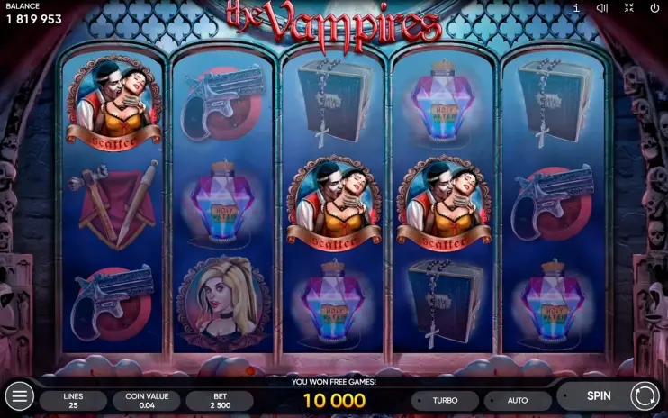 The Vampires slot screenshot 6