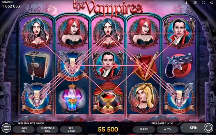 The Vampires slot screenshot 7