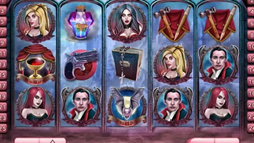 The Vampires slot screenshot 