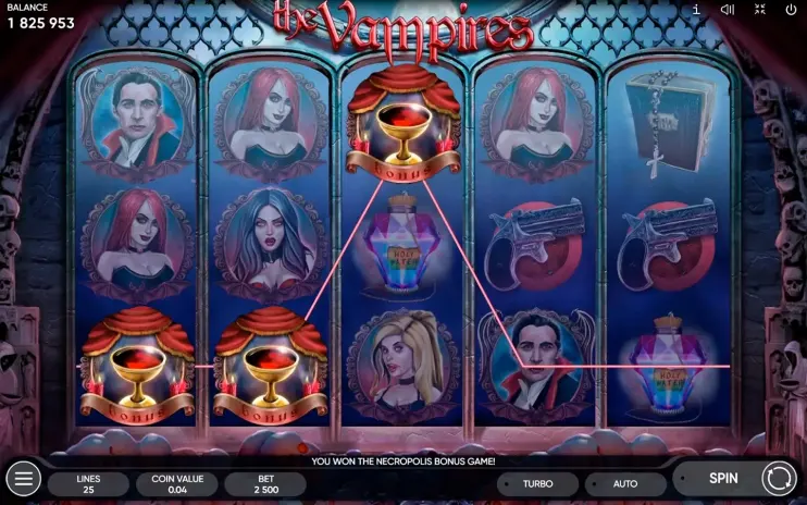 The Vampires slot screenshot 8