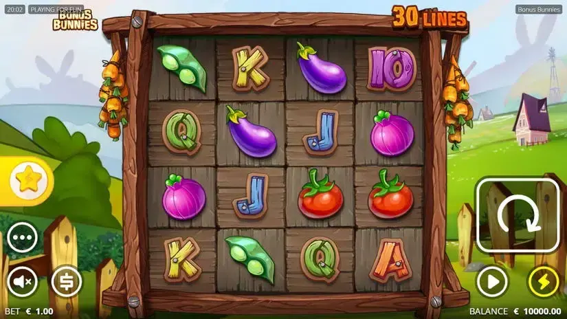 Bonus Bunnies slot screenshot 