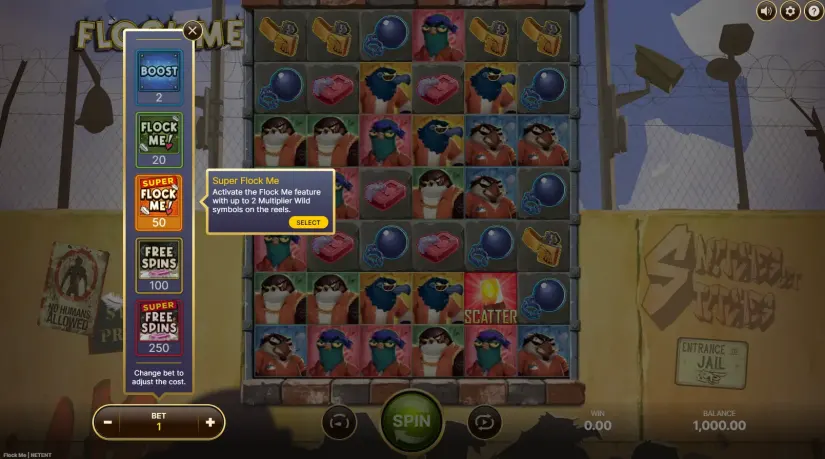 Flock Me slot screenshot 8
