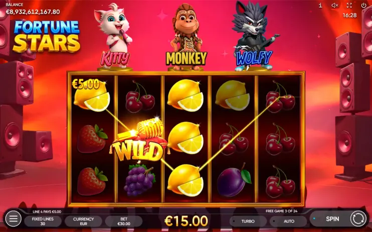 Fortune Stars slot screenshot 9