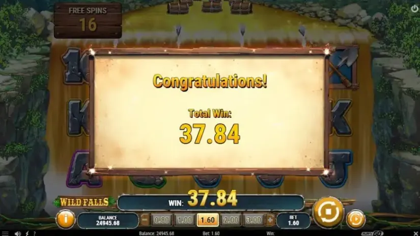 Wild Falls slot screenshot 7