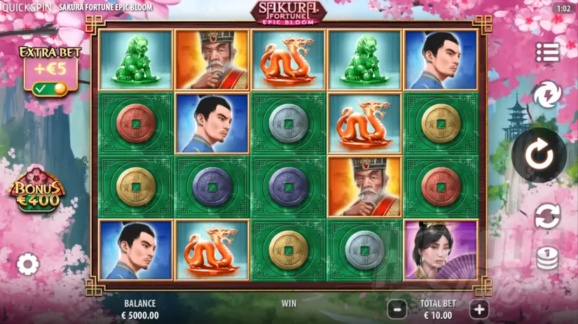 Sakura Fortune Epic Bloom slot screenshot 6
