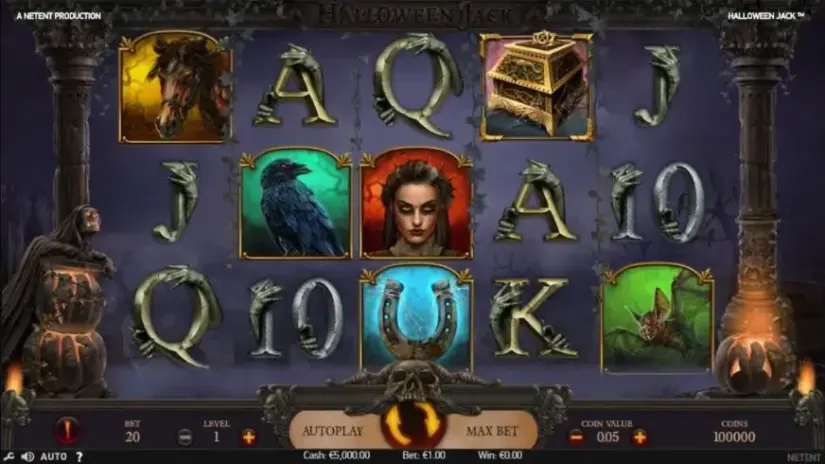 Halloween Jack slot screenshot 