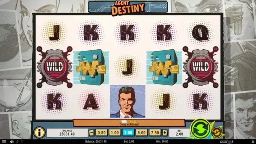 Agent Destiny slot screenshot 2