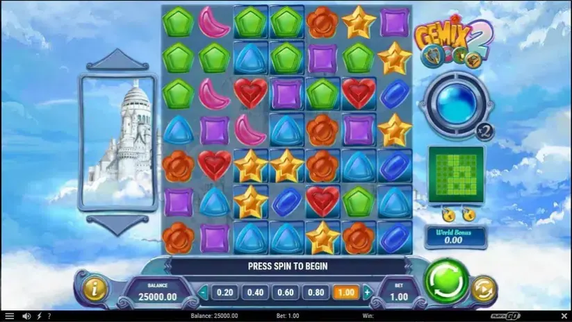 Gemix 2 slot screenshot 1