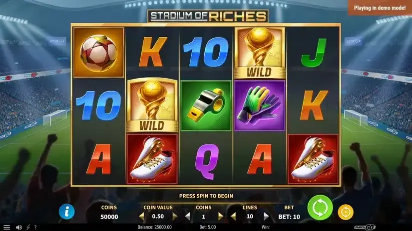 Stadium of Riches slot screenshot 
